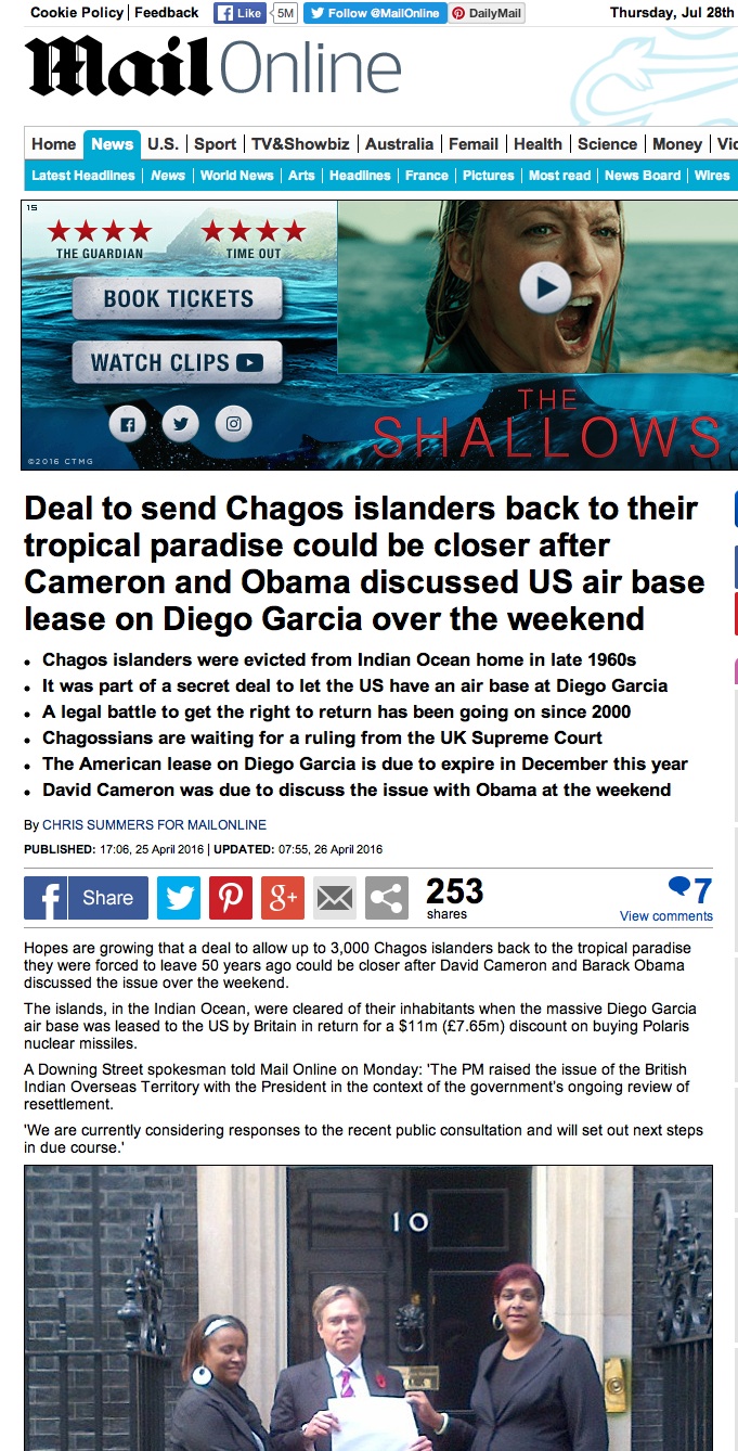 Chagos islanders
